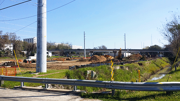 Construction at Van Buren